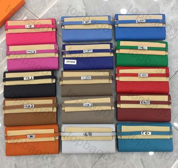 

5a luxury designer clutch wallet effini fashion togo calfskin leather wallets evening passport money bags handbag pouch coin purse8099670, Red;black