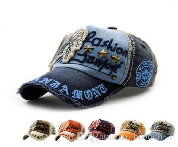 

european fashion hat letter patch rivet casual baseball cap outdoor sunhat cap for men and women cotton spring autumn snapback3231016, Blue;gray