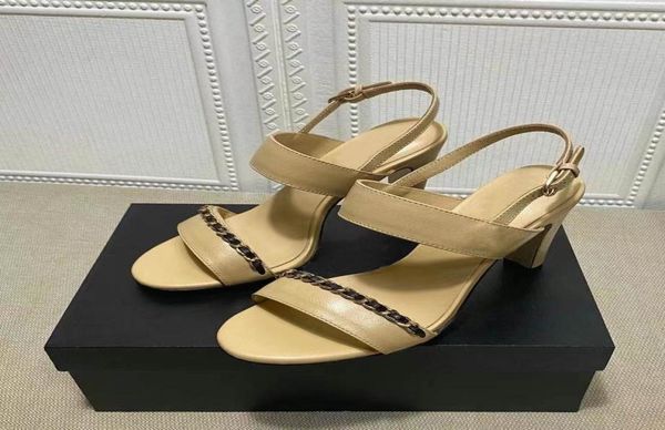 

women039s classic leather heel comfortable sandals 2021 summer fashion heels7132113, Black