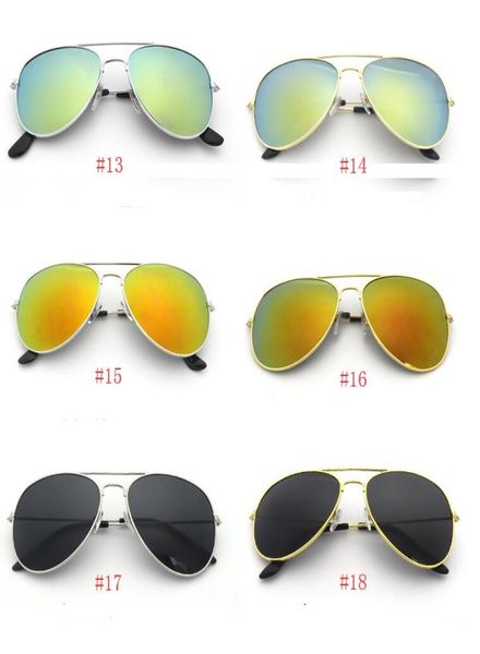 

mens sunglasses colorful mirror pilot sun eyeglasses uv400 lenses whole sunglasses goggle adumbral glasses2481668, White;black