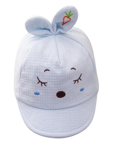 

autumn baby hat 0march baby soft brim full moon01234565623381, Blue;gray