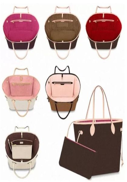

2022 whole classic designer tote bag fashion old flower leather handbags women high capacity composite shoulder bags brown bei1125801, Red;black