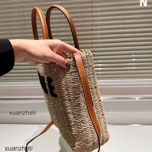 

women designer loewsbag bag 2023 totes raffia ladies women's classic bags woven large capacity shopping handbag shoulder commuter trave