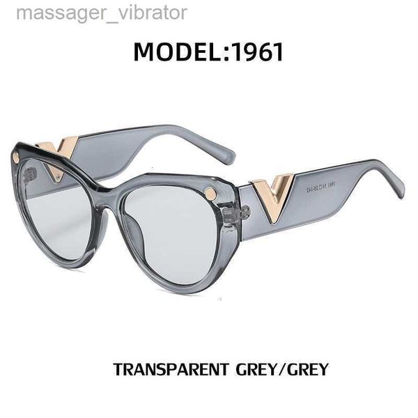 

cat's eye sunglasses women's fashion fashion personality v-shaped large frame women's agnn 4dpn, White;black