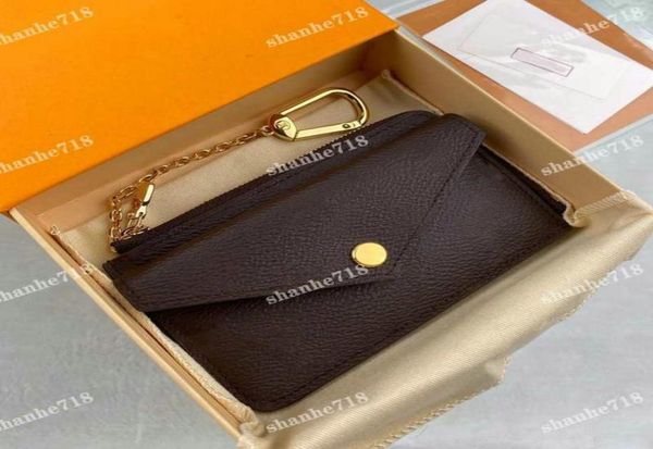 

with box recto verso short wallets business casual card holder designer luxury women clutch bags lady purses passport id card bag 1529729, Red;black