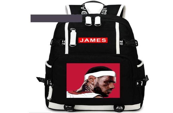 

profile backpack lebron james day pack side face school bag basketball packsack laprucksack sport schoolbag out door daypack1275161