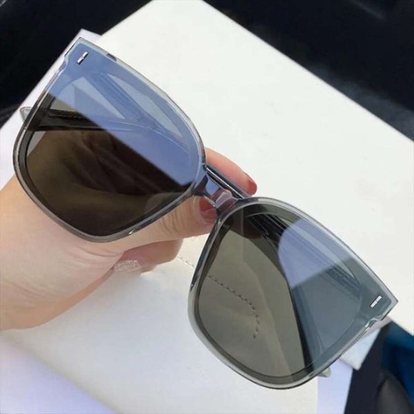 

gm grey green sunglasses for women summer seaside sunblock ultraviolet men driving fashion, White;black