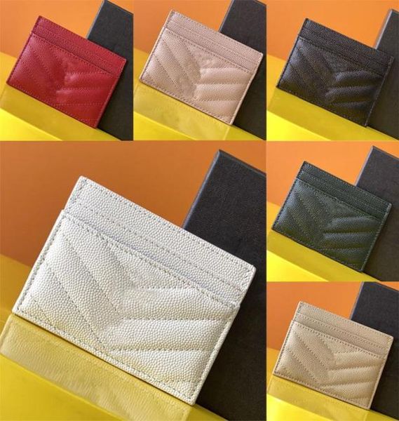 

card holder cassandre matelasse card grained embossed leather designer womens mens wallet balck white quilting over stitching luxu1932925, Brown;gray