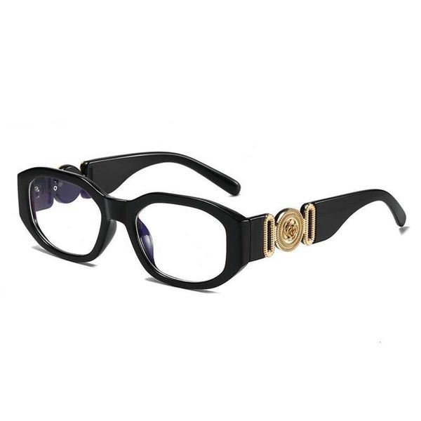 

modern retro sunglasses high end womens ins wind anti blue light all purpose trend flat mirror, White;black