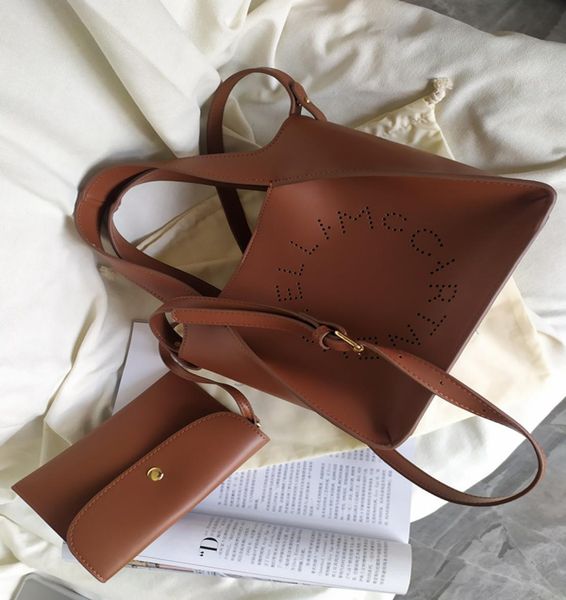 

fashion women leather mccartney shopping shoulder straps bag stella lady pouch with pvc tote eqvmp7244872, Red;black