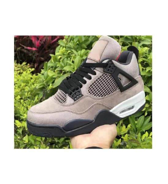 

4 taupe haze oil grey men basketball shoes womens sports metallic purple 4s bred sail white db0732200 with box us 555350959