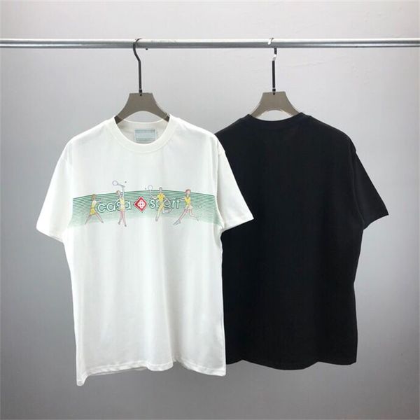 

men's plus tees & polos cotton printed t-shirt with high street round neck and short sleeved trendy shoulder loose fit v3-y88, Black;brown