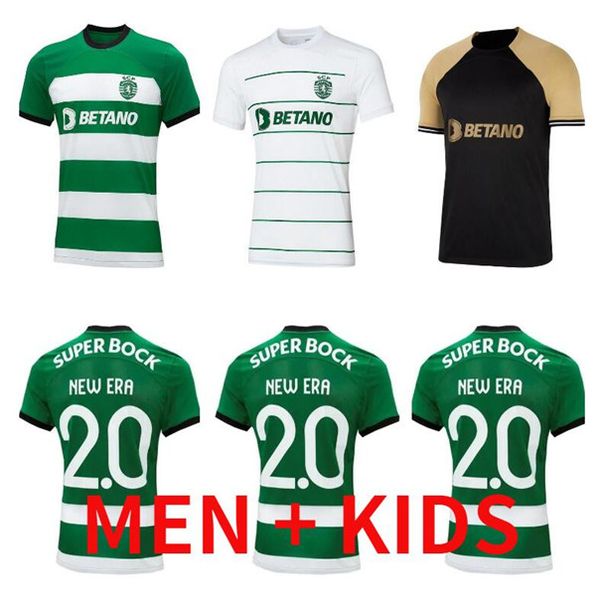 

sporting cp 23 24 lisboa soccer jerseys lisbon special coates mathieu jovane sarabia vietto 2023 2024 sporting clube de football shirt men k, Black;yellow