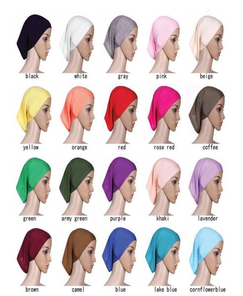 

whole 2020 muslim hijab short hijab for women islamic tube inner cap whole islamic hijab 10 pcslot4065017, Blue;gray