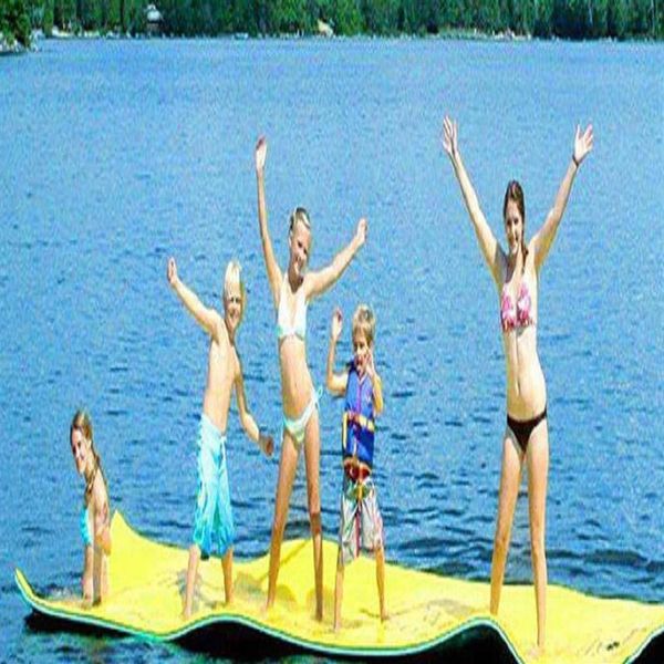 

floats softest durable 2 3 layer xpe foam float mat water blanket dropship floating pad swimming pool entertainment inflatable293z