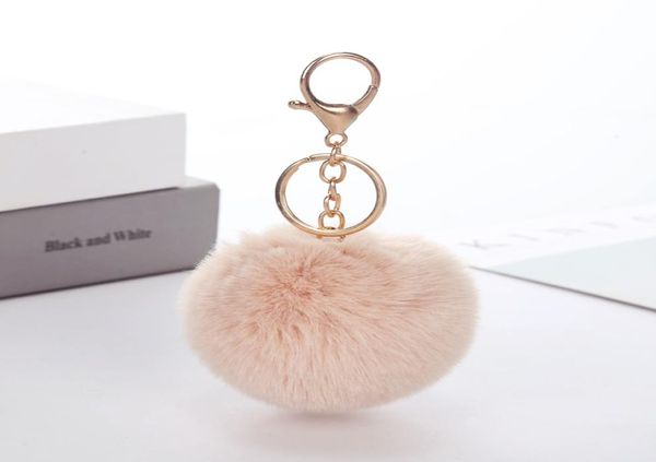 

bear plush pendant lady039s bag ornament imitation rabbit hair ball keychain pendant ladies luggage pendants artificial jewelry9214599