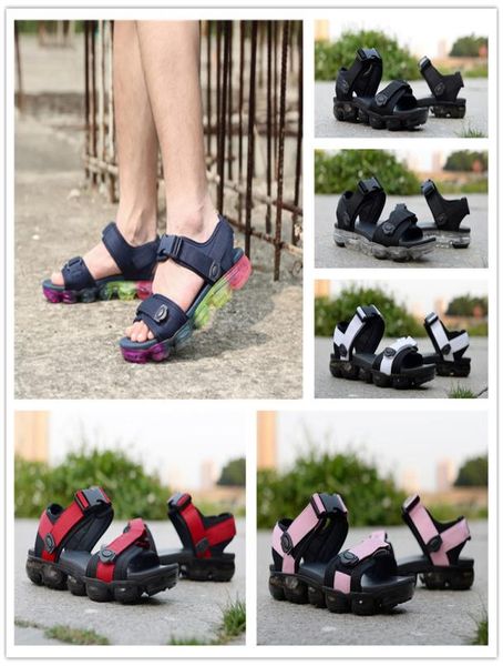

new arrival cushion men women beach slippers colorful white red black pink cork flipflops mens ladies summer sandals8911461