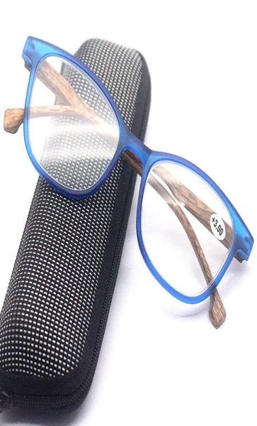

sunglasses iboode imitation wood grain reading glasses multifocal progressive anti blue ray uv protection presbyopic for men women3368679, White;black