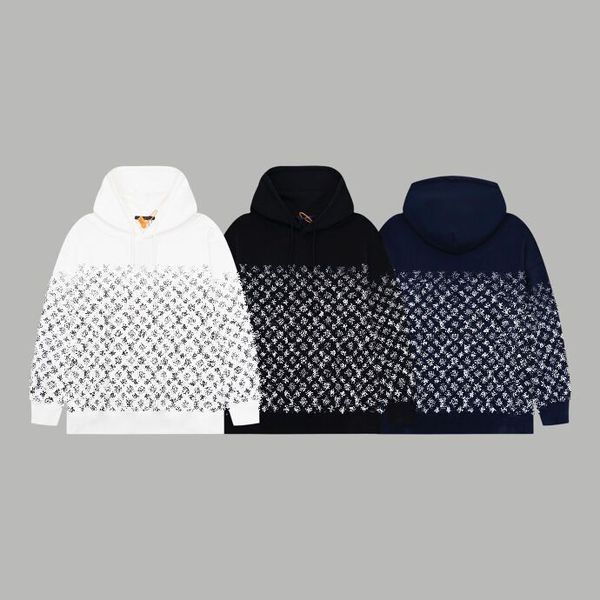 

2023 autumn/winter new pullover letter pattern printed long sleeve sweater pure cotton rib round neck q313, Black;brown