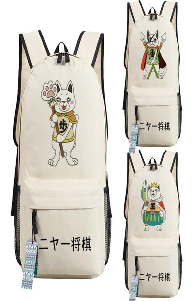 

march comes in like a lion backpack cat daypack play chess schoolbag anime rucksack sport school bag outdoor day pack1046434