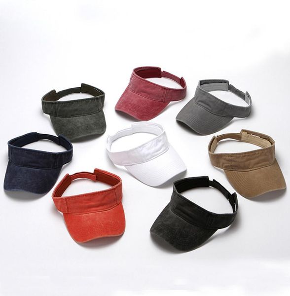 

4 colors ponytail visors hat sun hat solid colours kids adults breathability baseball cap street outdoor sports tide hats lla7186998274, Blue;gray