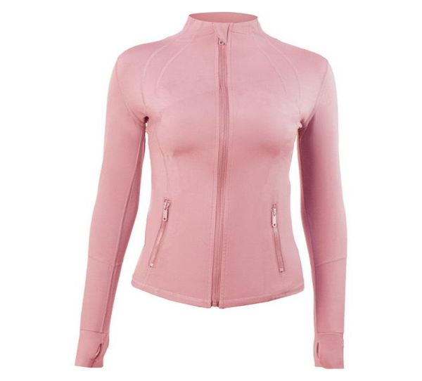 

6198 yoga outfits fitness wear womens sportswear slim outer jackets outdoor apparel casual running exercise long sleeve t6199185