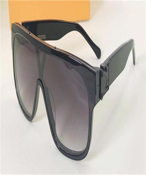 

new fashion design sunglasses z1258e square frame onepiece mirror outdoor protection avantgarde popular decorative glasses uv 400 5648892, White;black