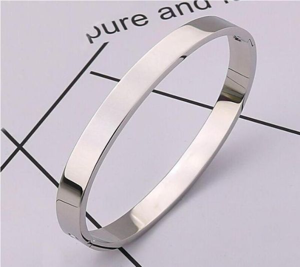 

2020 fashion new rose gold 316l stainless steel screw bangle bracelet with screwdriver and original bag screws never lose6758767, Golden;silver