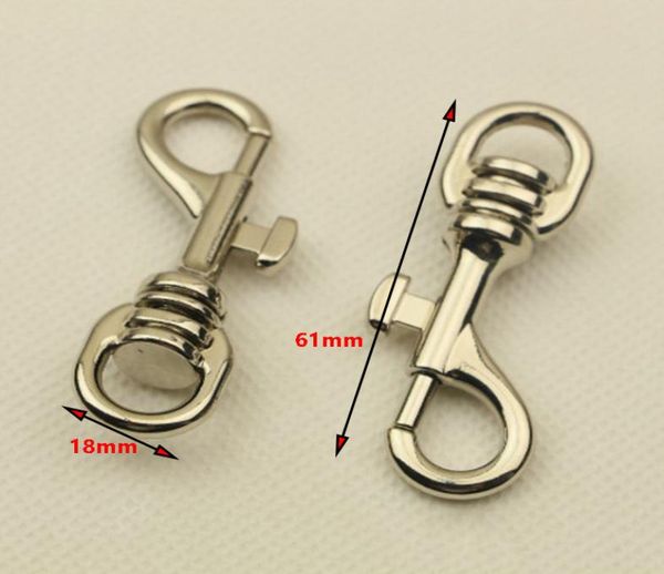 

metal buckles dog collar bags buckle keychain trigger lobster clasps handbag strap swivel snap hooks diy bag accessories1454261, Black