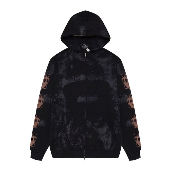 

blcg lencia autumn winter oversize hoodies men carbonized compact spinning fabric wardrobe sweatshirts warm plus size brand clothing blcg838, Black