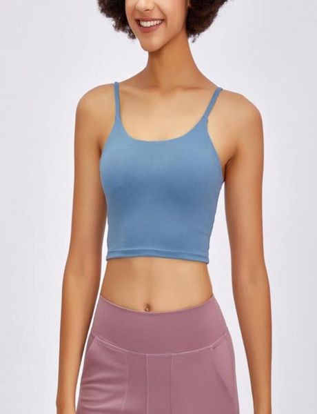 

sport bra yoga sport crop gym breathable solid color fitness plain2301282