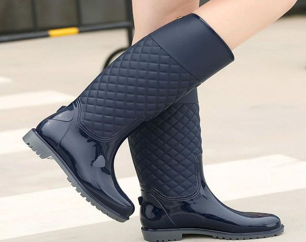 

new women rain boots lady rain water shoes ourdoor rainboots italianate pvc rubber rainboots lady waterproof shoes4417998, Black;red