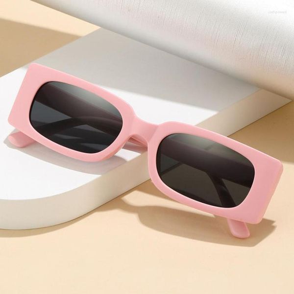 

sunglasses vintage square frame sun glasses fashion trendy small rectangle women brand designer hip hop female eyewear8767590, White;black