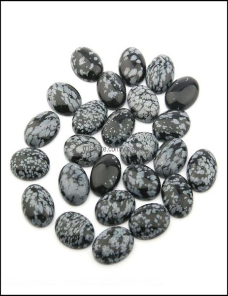 

loose gemstones jewelry natural snowflake oval flat back gemstone cabochons healing chakra crystal stone bead cab ers no hole for 8798496, Black
