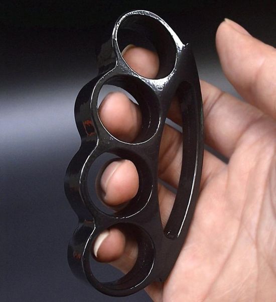 

edc thickened small alloy ring designers four finger tiger clasp martial arts boxing self defense section copper ppprain gohj4719771, Silver