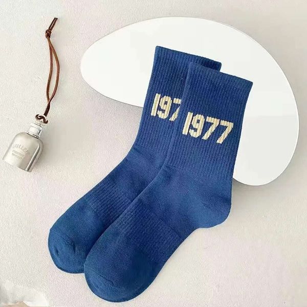 

muticoor 7-1977 designer mens socks women high quaity cotton a-match cassic breathabe essentiahoodie essentiacothing724, Black