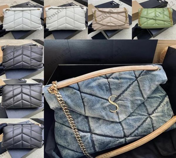 

denim blue women shoulder crossbody bag designer luxury handbags classic envelope messenger bag lambskin lady flap pur1157271, Red;black