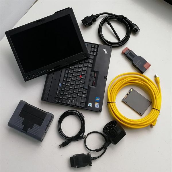 

for bmw icom a2 auto diagnostic tool latest software v06 2023 1tb ssd with x201t i5 used laptouch screen254d