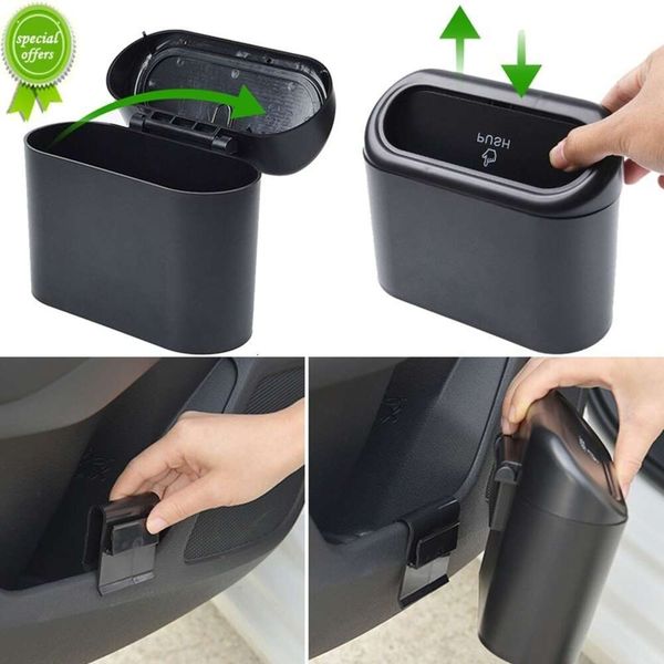 

new car trash can hanging vehicle garbage dust case storage box portable for car office home auto storage bin accessories
