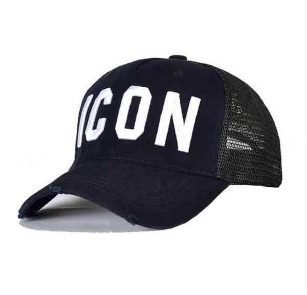 

dsqicond dsq mesh summer baseball cap men women embroidery icon letters dad hat hip trucker hombre gorras casquette7204849, Blue;gray