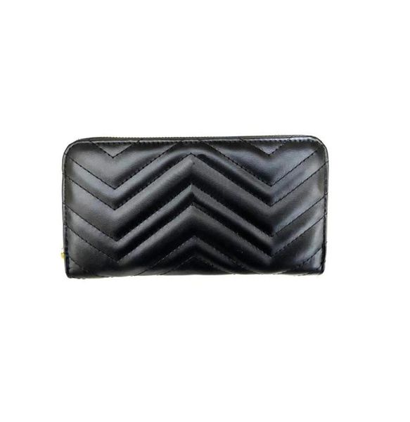 

latest long wallet for women designer purse zipper bag ladies card holder pocket coin hold88771711295590, Red;black