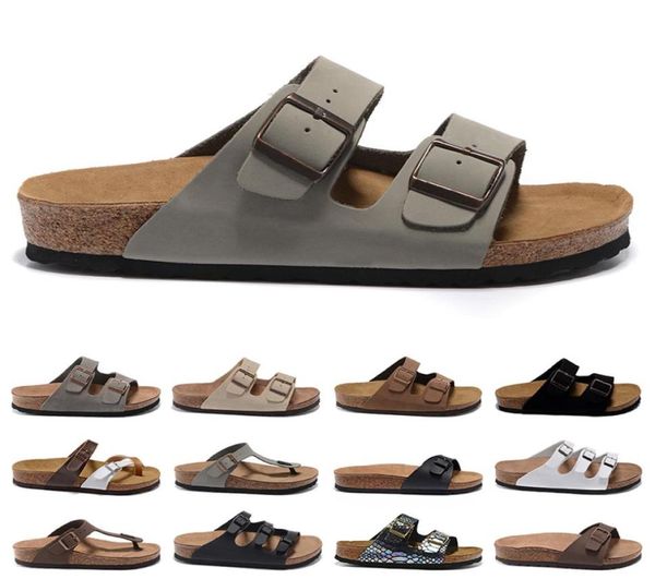 

birk sandals latest arizona gizeh flipflops caliente verano hombres mujeres sandalias planas zapatillas de corcho zapatos c1188466, Black