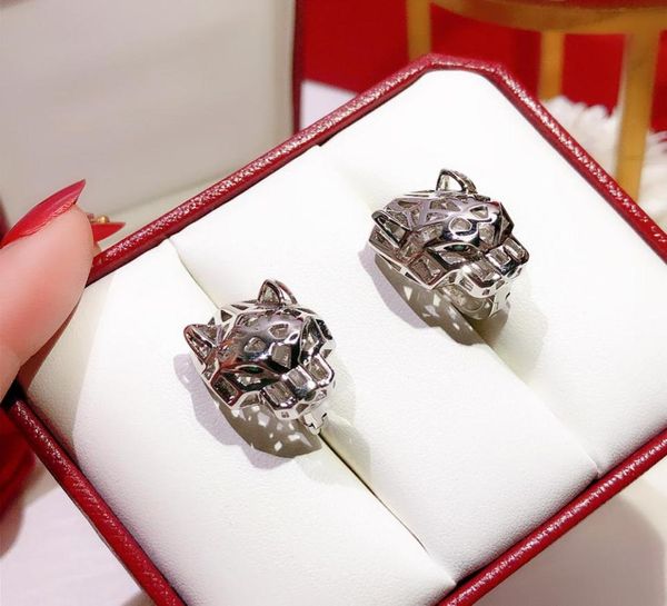 

fashion personality domineering street style hollow leopard earrings neutral party superior quality freight no reason to retu8204174, Silver