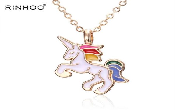

horse necklace for girls children kids enamel cartoon horse jewelry accessories women animal necklace pendant4330643, Silver