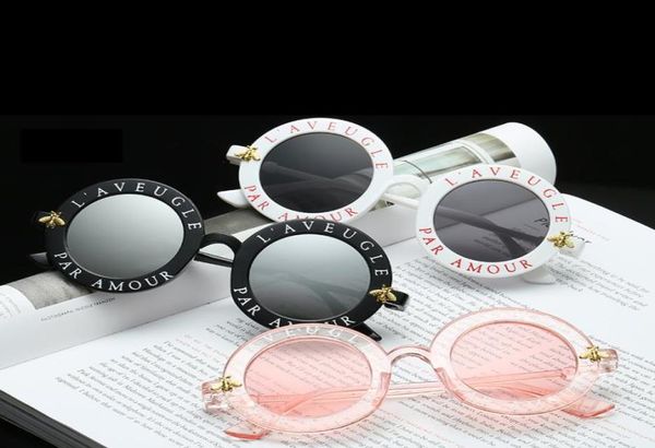 

wholel039aveugle par amour round sunglasses women distinctive fashion sunglasses men unique brand designer retro sun glass3899185, White;black