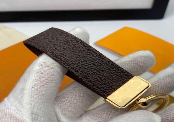 

2021 luxury fashion 4 styles of leather keychain alloy letters cars key chain bag pendant couple car keychains gift long buckle ac6148869, Silver