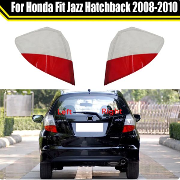 

car taillamp lamp cover glass lamp shell taillight cover transparent lampshade for honda fit jazz hatchback 2008-2010