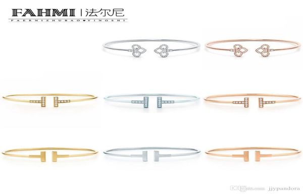 

fahmi 100 925 sterling silver authentic t heart crown golden silver rose gold exquisite wedding women bracelet jewelry 6208705