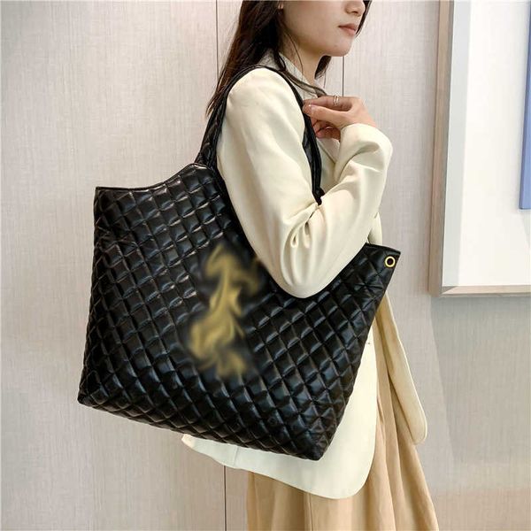 

shoulder bags for women online shop lingge handbag womens high capacity tote bag autumn new fashion versatile shoulder with real logo
