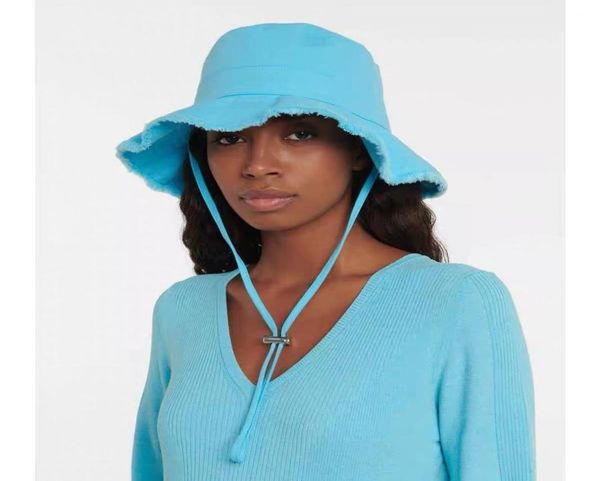 

woman wide brim hats summer le bob artichaut bucket hat0128737620, Blue;gray